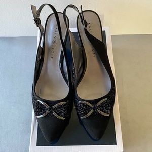 ELEGAN KAREN SCOTT OPEN HEEL SHOES SIZE 9